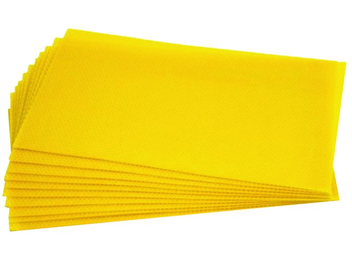 cire gaufrée d'opercules au format corps dadant