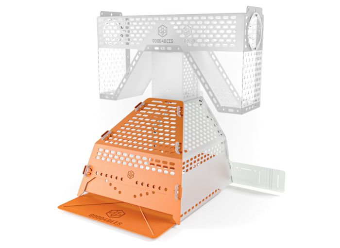 Muselière anti-frelons Good4bees pour ruche Dadant 10