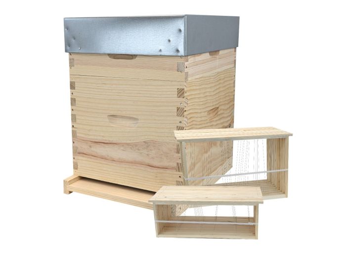 Ruche Dadant 10 cadres en pin maritime