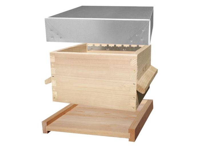 Ruche Warré basique en pin maritime