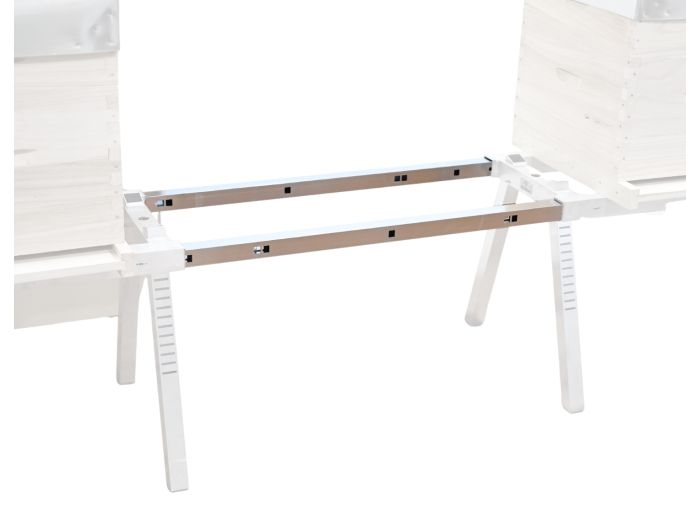 Barres d'assemblage pour relier 2 supports de ruche en alu