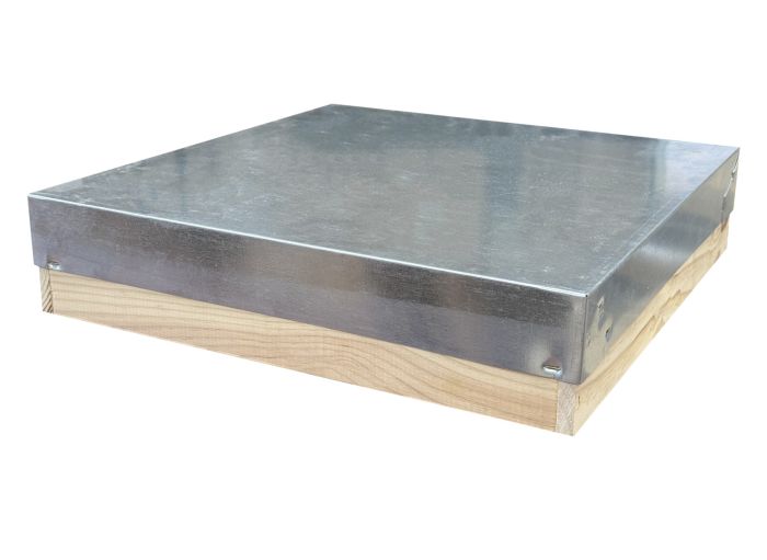 Toit de ruche Warré en bois et tôle galva