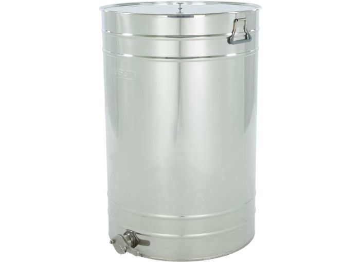 maturateur lyson classic inox avec poignées, 300 litres ou 420kg de miel