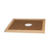 Couvre-cadres de ruche Warré en isorel encadré avec bouchon