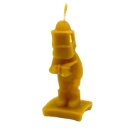 Bougie en cire d'abeille "Apiculteur" 95x40mm