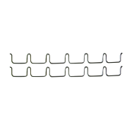Bande intercadre 6 cadres 22.5cm, la paire