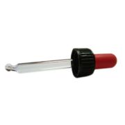 Bouchon pipette pour flacon ambré 30ml TO18mm, Le sac de 100