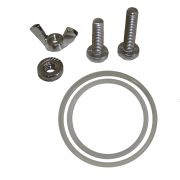 Kit 2 joints avec visserie pour robinet clapet plastique 40/49
