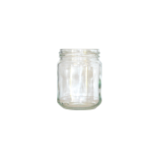 Pot verre 228ml TO63 (250g miel) avec bague protégée, le pack de 12