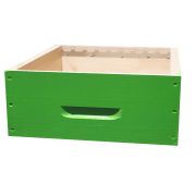 Hausse Dadant 10 en épicéa BEECOLOR vert mousse pour 9 cadres droits