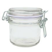 Bocal en verre à fermeture mécanique type "Le Parfait", 200ml avec joint