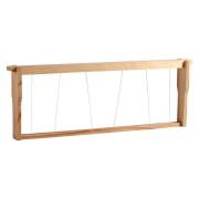 Cadre Dadant PREMIUM monté mi bois HOFFMANN hausse filé INOX oblique 9/HAUSSE 