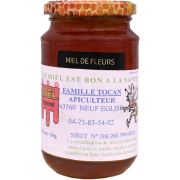 Miel de Fleurs d'été du Puy de Dôme, le pot 500g