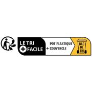 Etiquette "info-tri" pour pot plastique, la boite de 1000