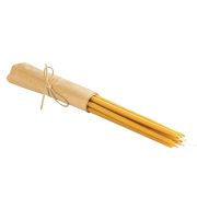 Lot de 10 Bougies d'anniversaire en cire d'abeille