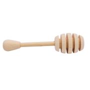 Mini cuillère à miel en bois de hêtre tourné