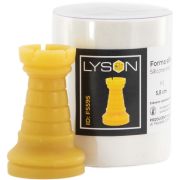 Moule silicone à bougie La tour - échecs 