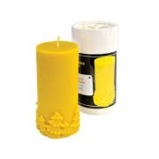 Moule silicone à bougie Cylindre grand avec arbre de Noel
