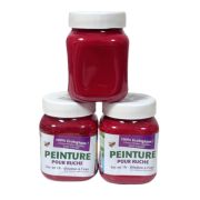 VIDE RUCHER Lot de 3 Peintures pour ruche NATURA magenta, le pot de 400g - ancien packaging et date depassée