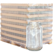Pot en verre 378ml TO63 palette, LA PALETTE DE 2048 pots