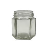 Pot verre 47ml Hexagonal TO43 (50g miel), le pack de 126