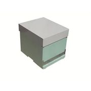 Ruche polystyrène Dadant 10 QUARTI complète avec partition, nourrisseurs, double entrée