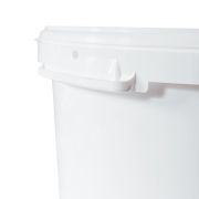Palette de 246 Seaux blanc plastique 32L, poignées latérales arrondies (jusqu'à 40kg de miel)