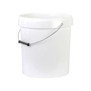 Seau blanc 21kg pour récolte et stockage du miel
