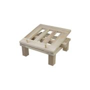 Support maturateur en bois inclinable pour vidange totale