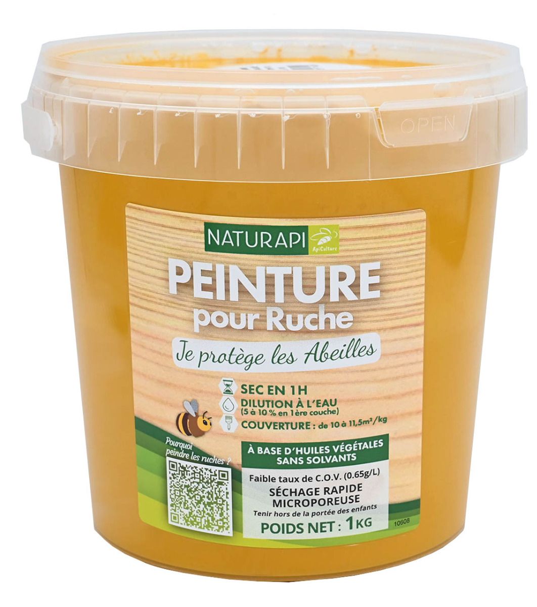 Cire d'abeille en bloc 1kg - Cire - Matériel apiculteur