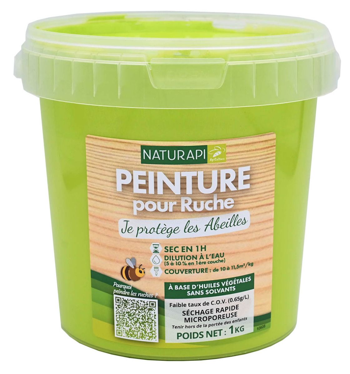 Cire d'abeille en bloc 1kg - Cire - Matériel apiculteur