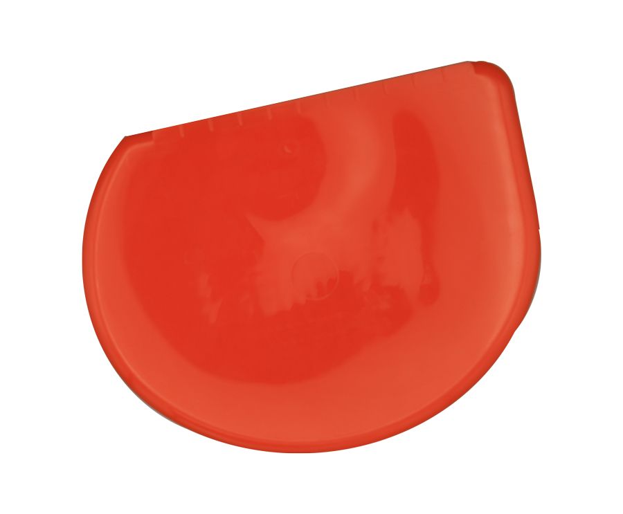 Corne pâtissière souple - raclette rouge - 160 x 120 mm