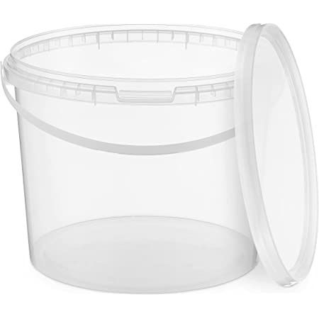 Seau en plastique transparent 20L - Conditionnement en seaux, fûts et cuves  - Naturapi : Tout pour l'apiculteur