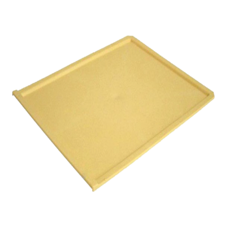 Plaque de fermeture JAUNE pour plancher plastique NICOT