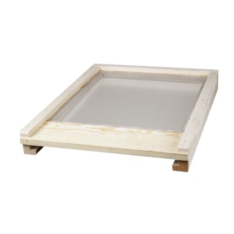 Plancher Dadant 10 Beenature en épicéa, ventilation totale INOX