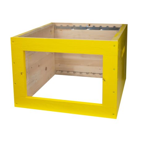 Corps Dadant 10 VISIO jaune soleil en épicéa mi-bois 