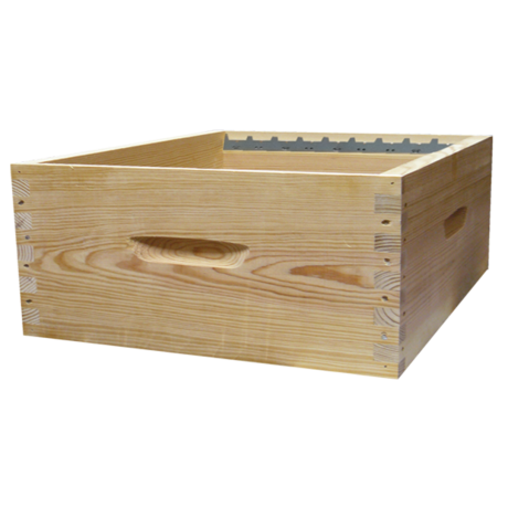 Hausse Dadant 10 NATURAPI en pin maritime à tenons, pour 9 cadres droits