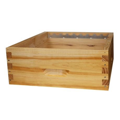 Hausse Dadant 10 NATURALIN en pin maritime trempée à l'huile de lin, pour 9 cadres droits