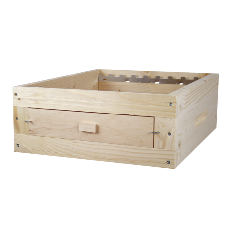 Hausse Dadant 10 Visio (1 vitre plexi) pour 9 cadres