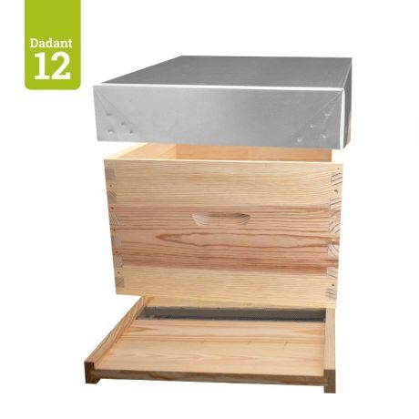 Ruche Dadant 12 Basis NATURAPI en pin maritime