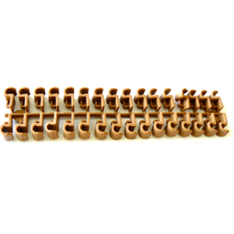 Crochet clip pour assemblage éléments ruche NICOTPLAST, la plaque de 32