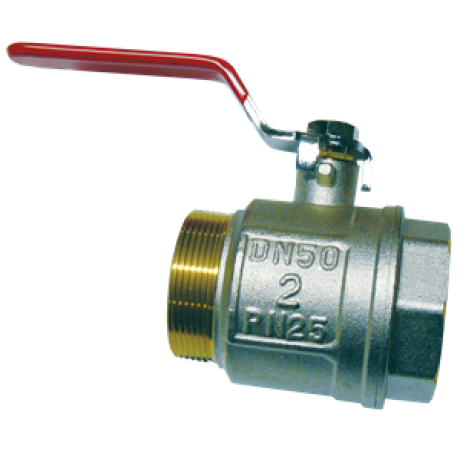 Vanne à boisseau sphérique 50/60 Mâle/Femelle Vanne à boisseau sphérique 50/60 Mâle/Femelle