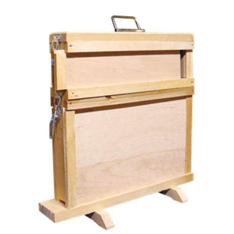 Ruchette d'observation Dadant avec hausse Ruchette d'observation Dadant avec hausse