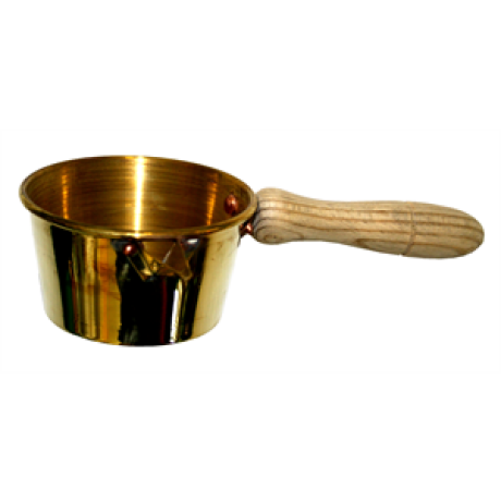 Burette en laiton à paroi simple