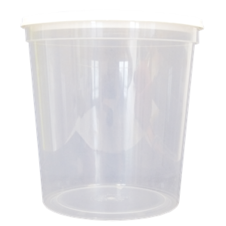 Pot plastique avec épaulement Nicot, 750 ml (1 kg miel), LE SACHET DE 25