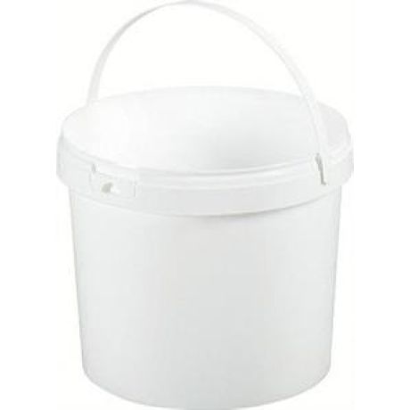 Seau blanc plastique 5L inviolable Seau blanc plastique 5L inviolable