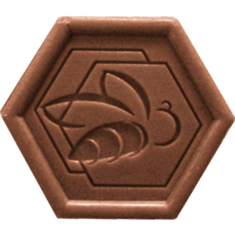 Savon hexagonaux miel/propolis 100g, le carton de 33