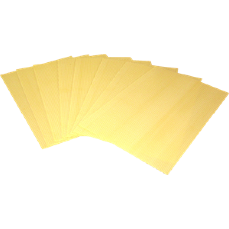 Cire gaufrée DADANT alvéole mâle corps, le KG