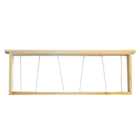 Cadre de hausse Dadant filé INOX oblique 470/435x160x25mm