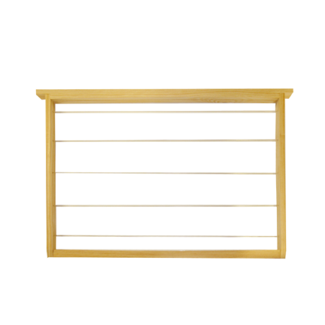 Cadre Langstroth PREMIUM droit filé horizontal Inox 